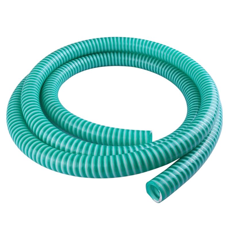 Mangueira de sucção com espiral de PVC