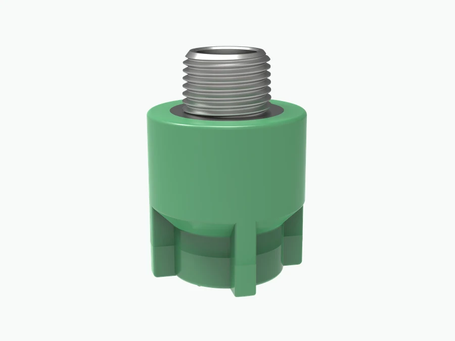 Adaptador com rosca macho e inserto metálico (SOCxMIPT)
