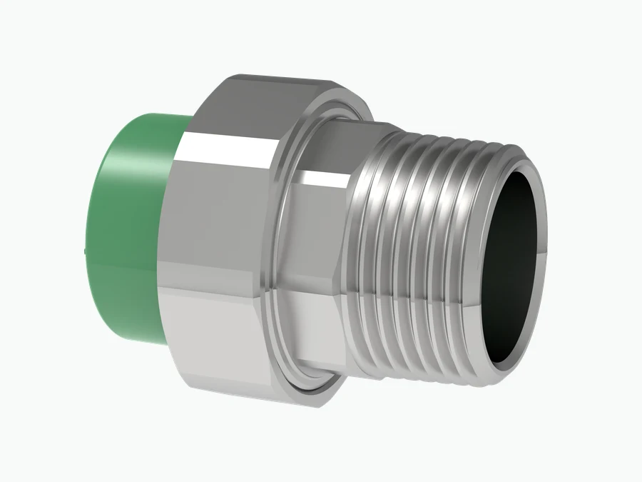 União com rosca macho e metal (SOCxMIPT)