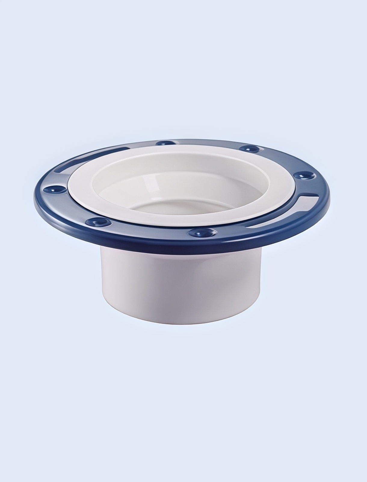 Flange sanitário com anel metálico ajustável (revestido em epóxi)(H)