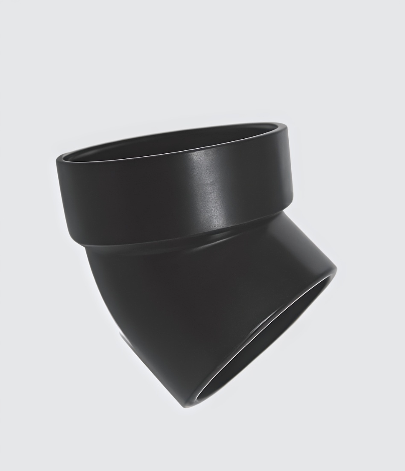Joelho 45° ponta-bolsa de raio curto (HUB x SPG)
